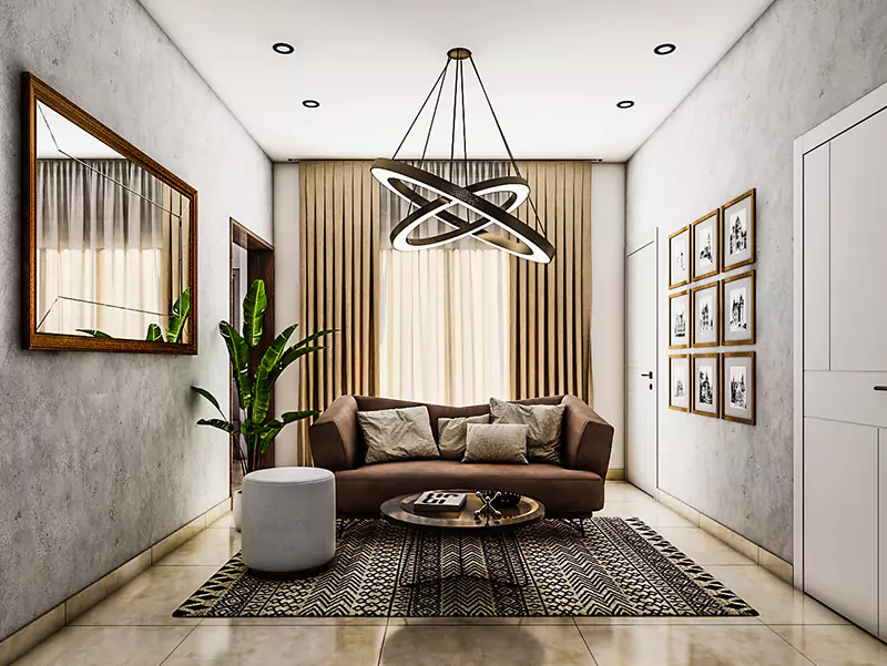 Rustic Duplex House