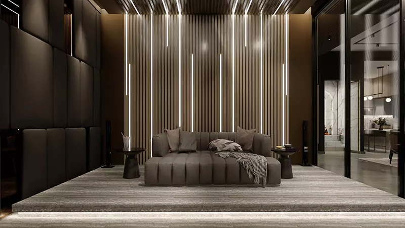How Professional Interior Design Perfectly Balances Contemporary and Classic in an Elite Penthouse